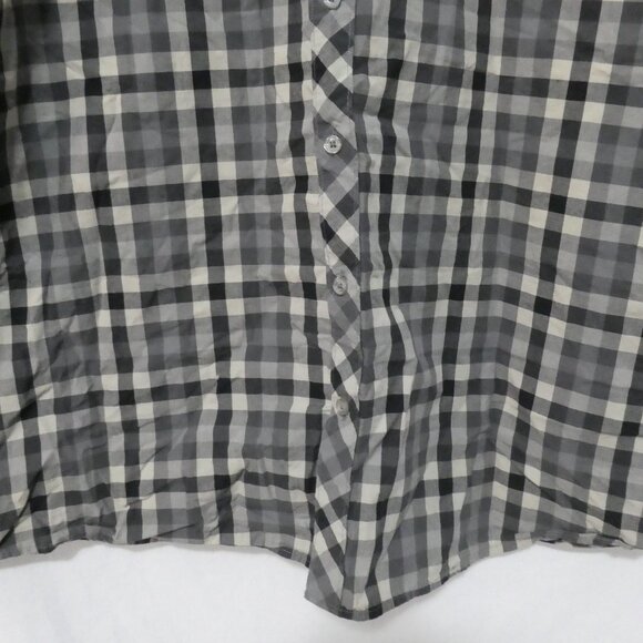 NXT | size 2X | Classic Short Sleeve Button-Up Plaid Shirt - Picture 7 of 14